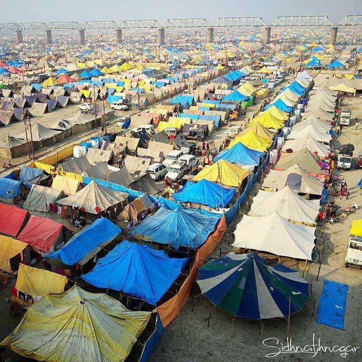 kumbh mela 2019 stay in tents